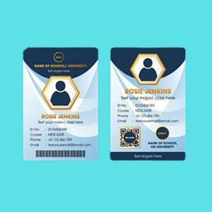 PRINTED RFID ID CARD