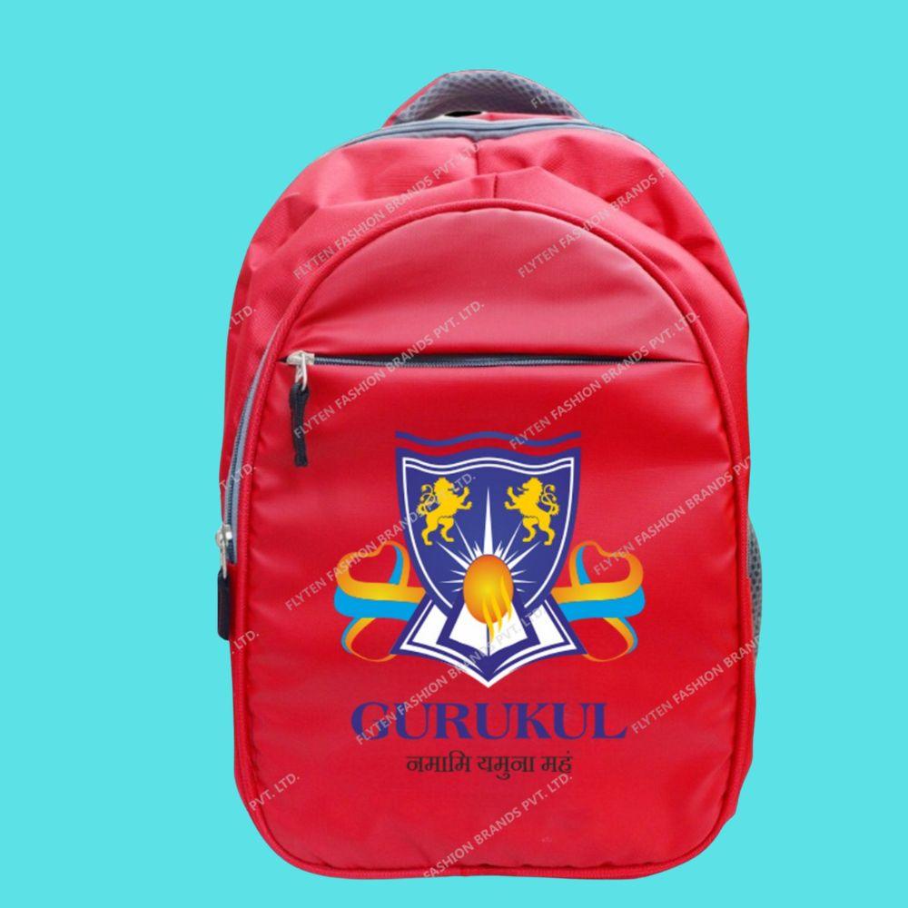 Polyester Blue Promotional Kids School Bags